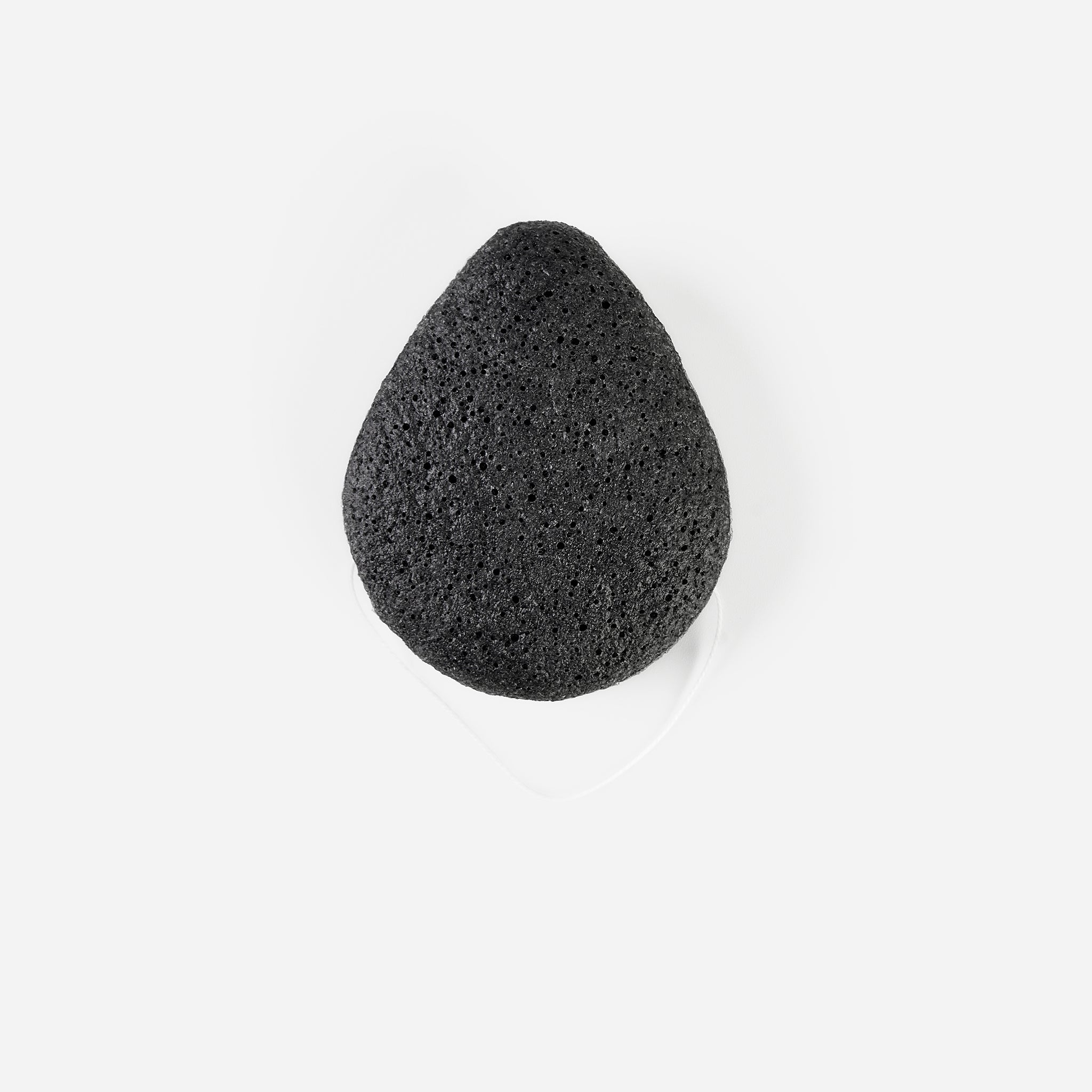Close-up of textured surface on Charcoal Konjac Sponge showing natural exfoliation